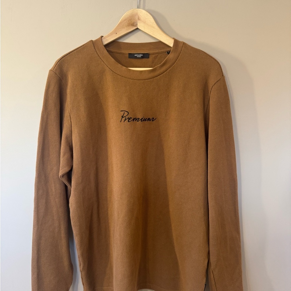Jack & Jones Tan Crewneck Sweater